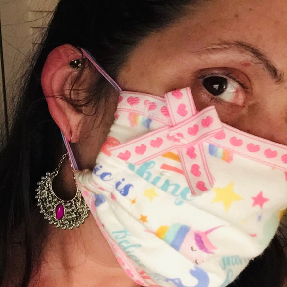 🦄 FACE MASK FANCY YOU CHOOSE ORGANIC COTTON LINED - Picture 7 of 13